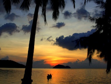 Sunset at Koh Phangan, Thailand