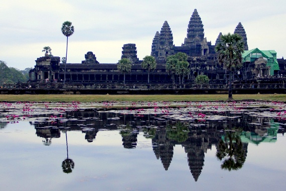 Best place to watch sunrise at Angkor Wat, Cambodia