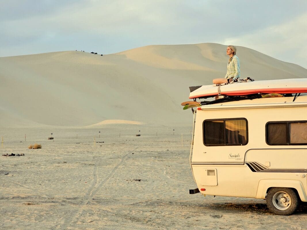 camping on the loneliest road in america